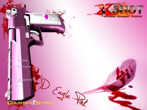 X-Shot Pink Deagle Background 1